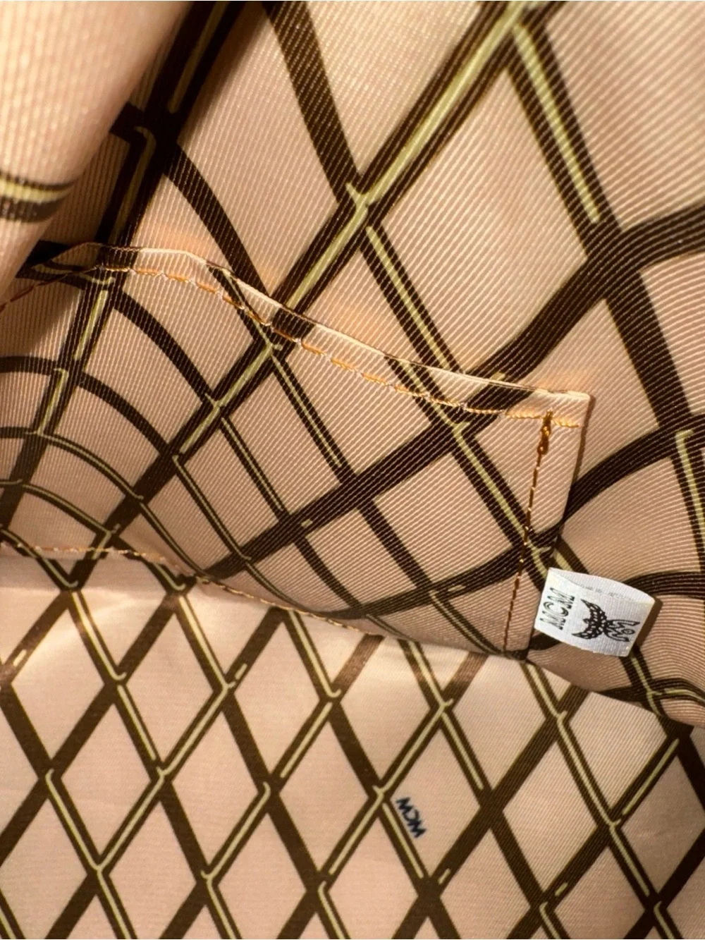 Monogram Cognac Logo Duffel Bag
